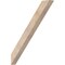 Ekena Millwork 3 1/2"W x 26"D x 32"H Traditional Smooth Knee Brace, Douglas Fir BRC04X26X32TRA00SDF - alternate 1